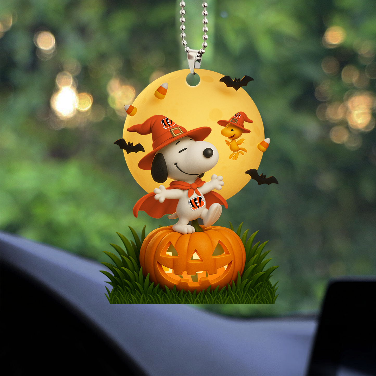 Premium NFL CIN x SNP Car Ornament DATND TANTD
