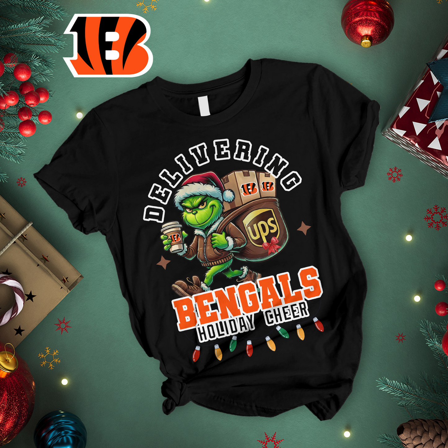Premium NFL CIN x Ups T-shirt NMD TTV