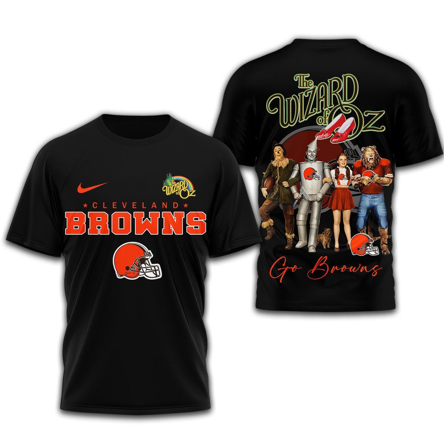 Premium NFL CLE x The Wizard Of Oz T-shirt V1 NMD NHM