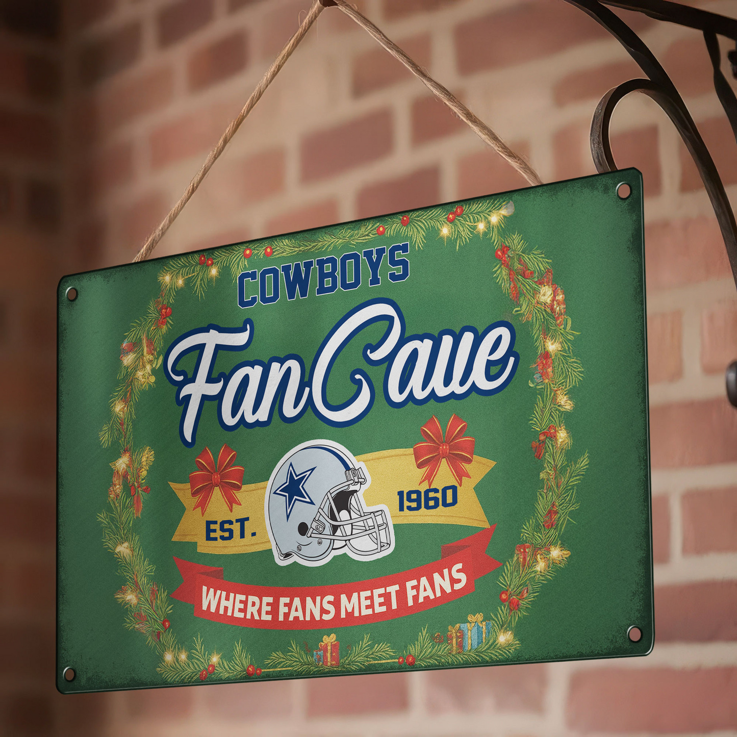 Premium NFL DAL Cave Metal Sign V2 NMD TTV