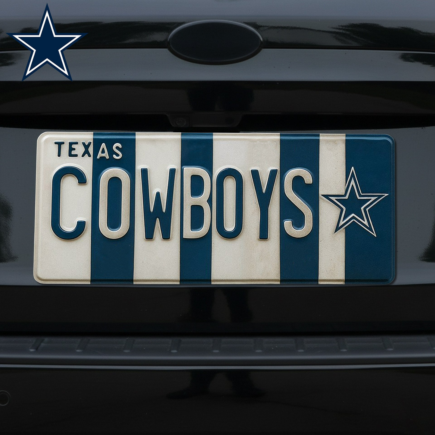 Premium NFL DAL License Plate Frame HI V1 NMD TTV