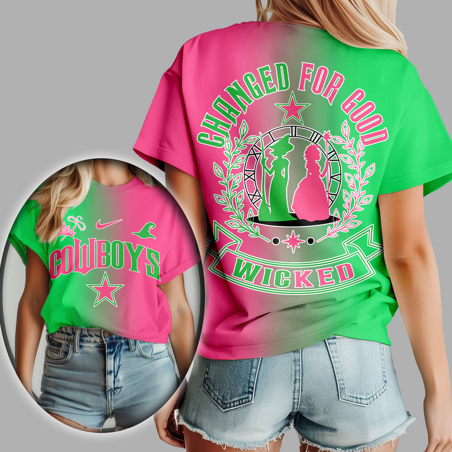 Premium NFL DAL x WCKD Changed For Good Women Shirt V1 NMD TTV