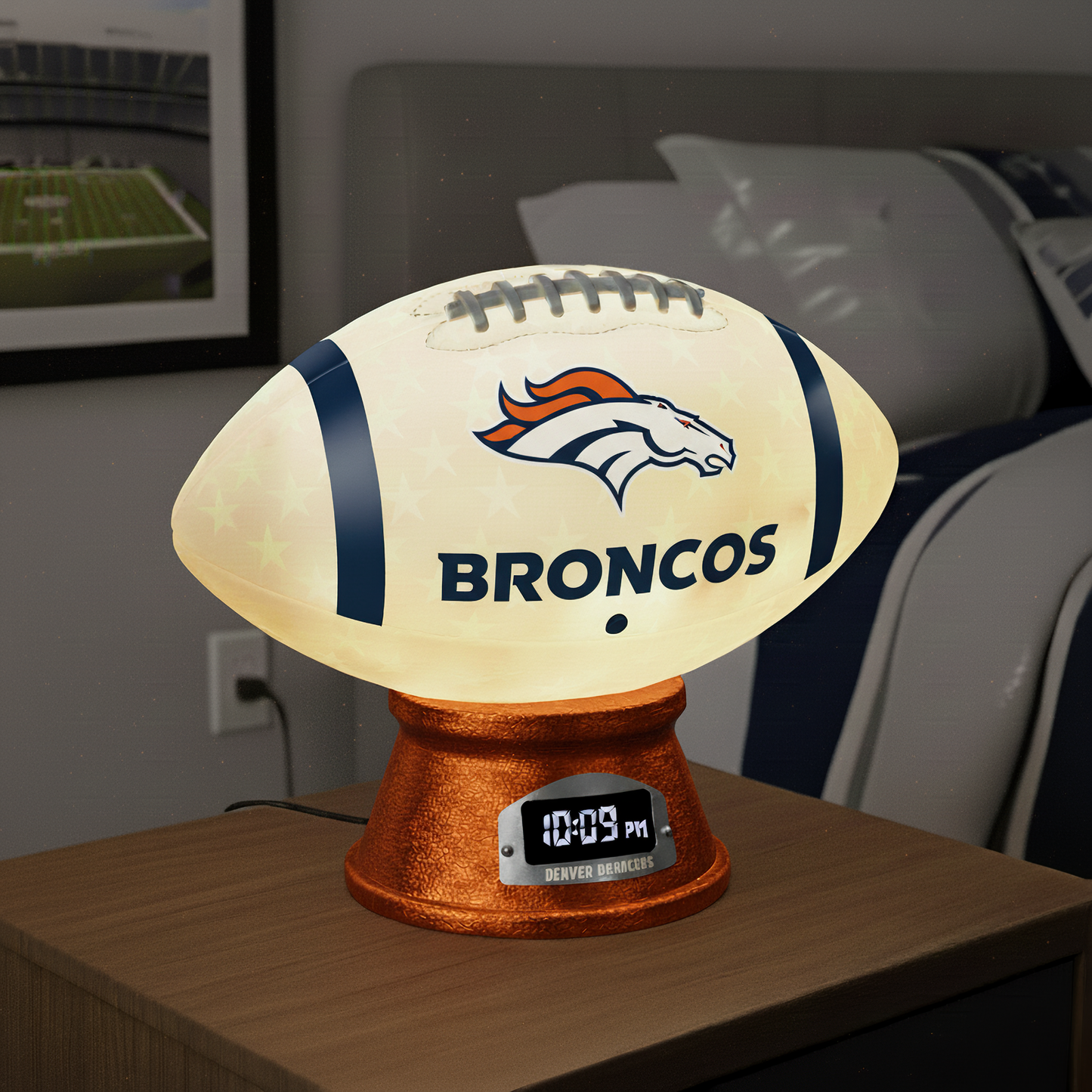 Premium NFL DEN LED Football Night Light V1 NMD TTV