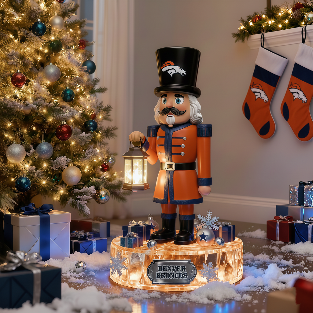 Premium NFL DEN LED Nutcracker Holiday Decor V1 NMD 261125 TTV