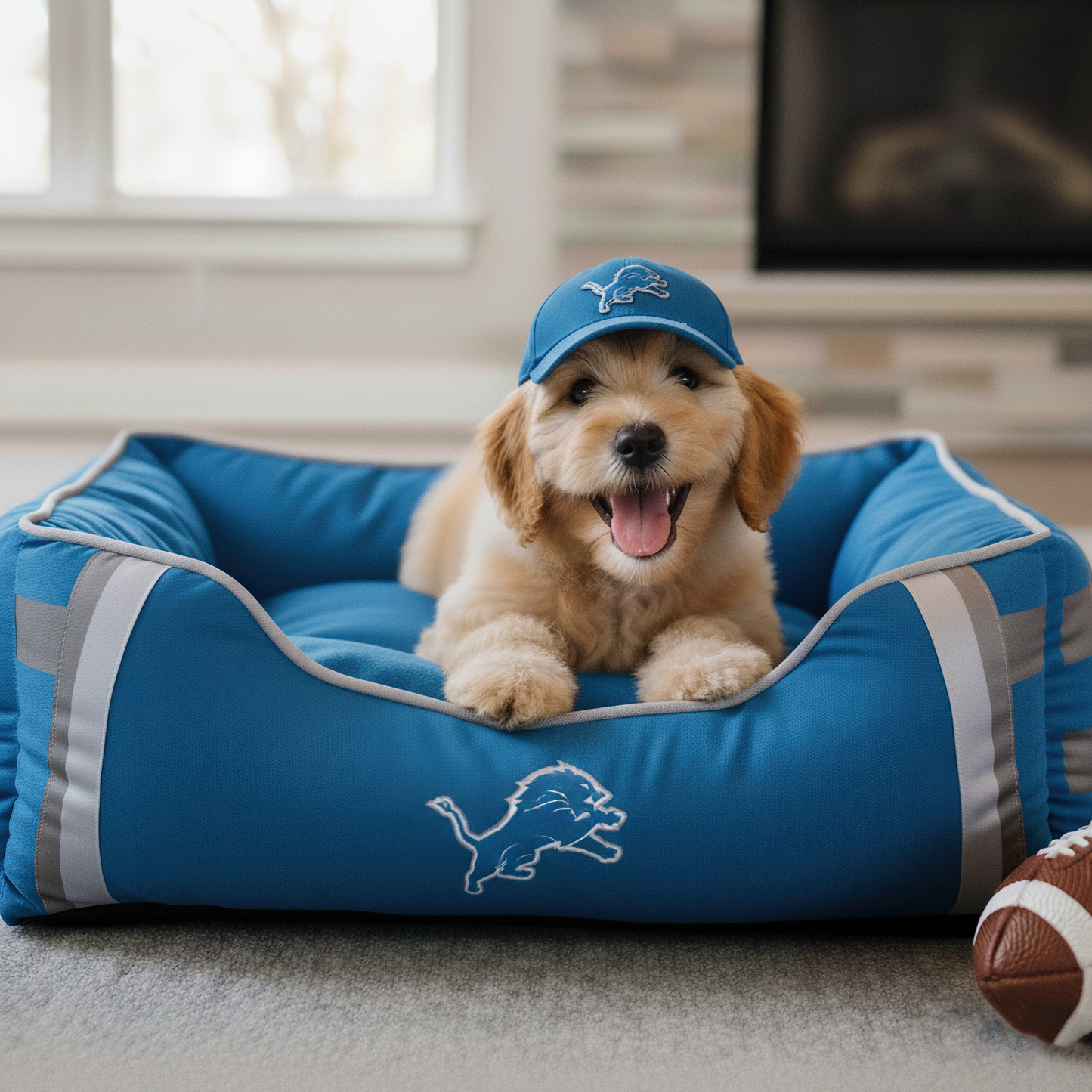 Premium NFL DET Pets Bed V1 NMD TTV