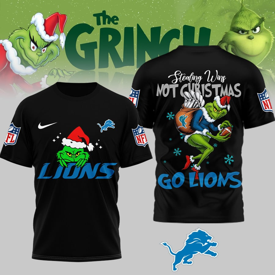 Premium NFL DET x The Grinch Shirt V3 NMD TTV