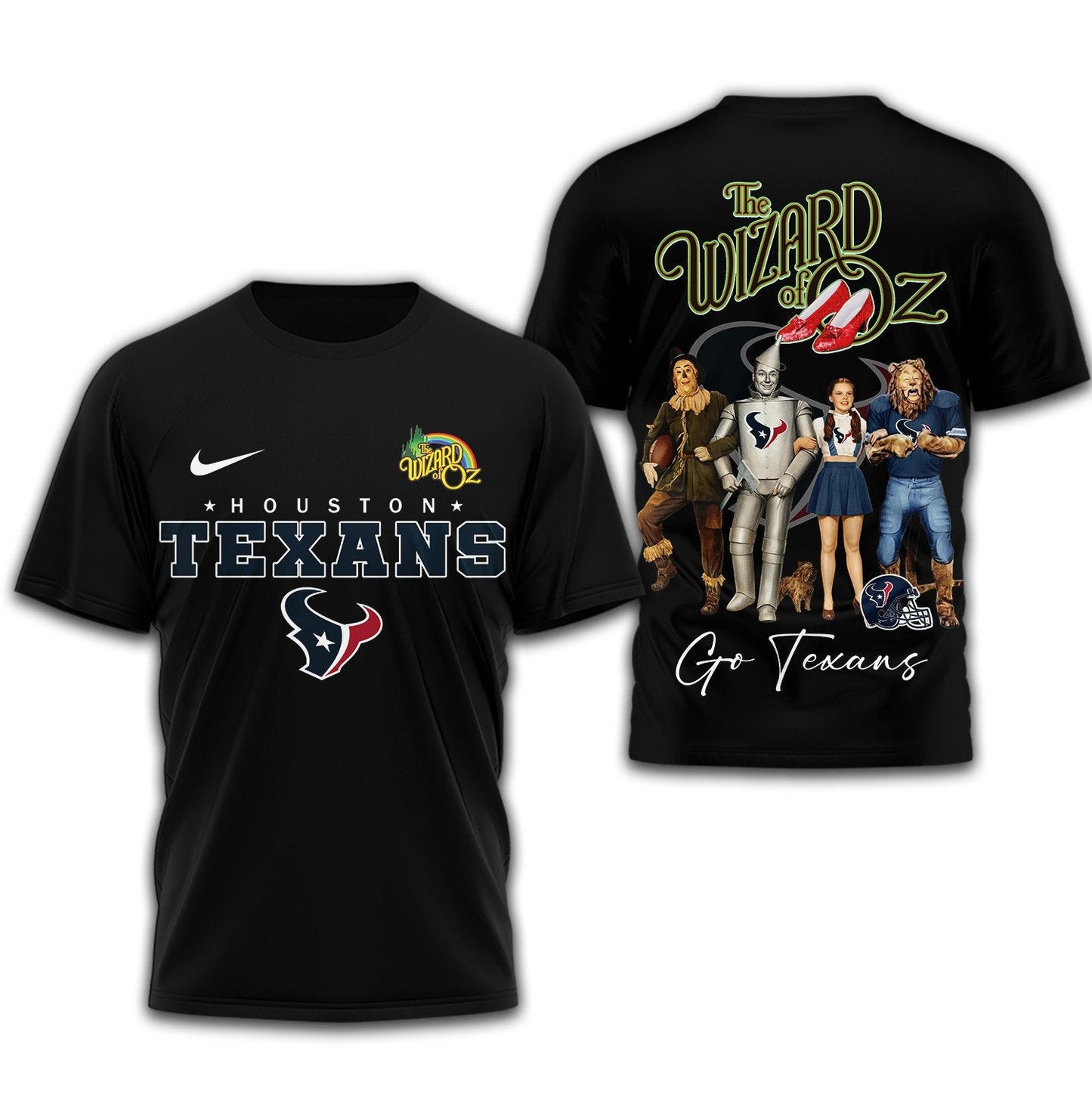 Premium NFL HOU x The Wizard Of Oz T-shirt V1 NMD NHM