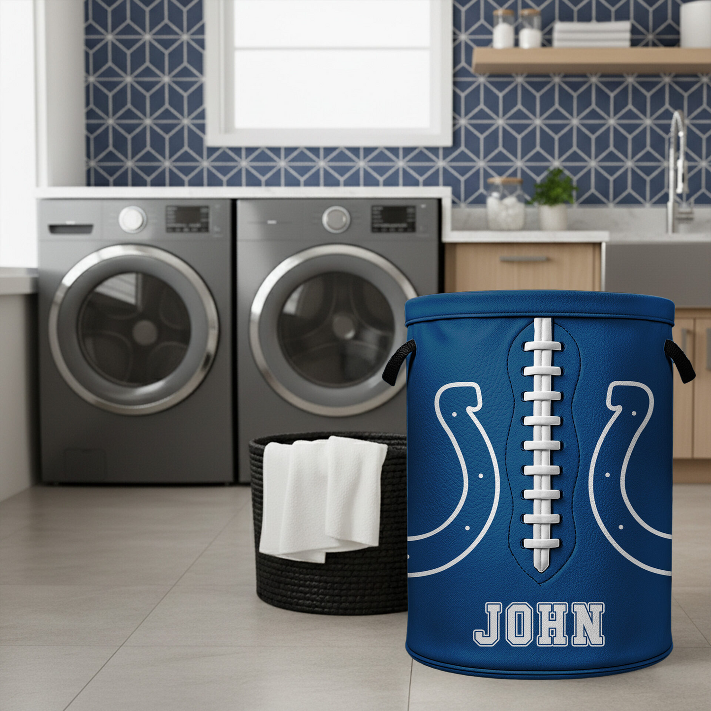 Premium NFL IND Clothes Hamper HI V1 NMD TTV