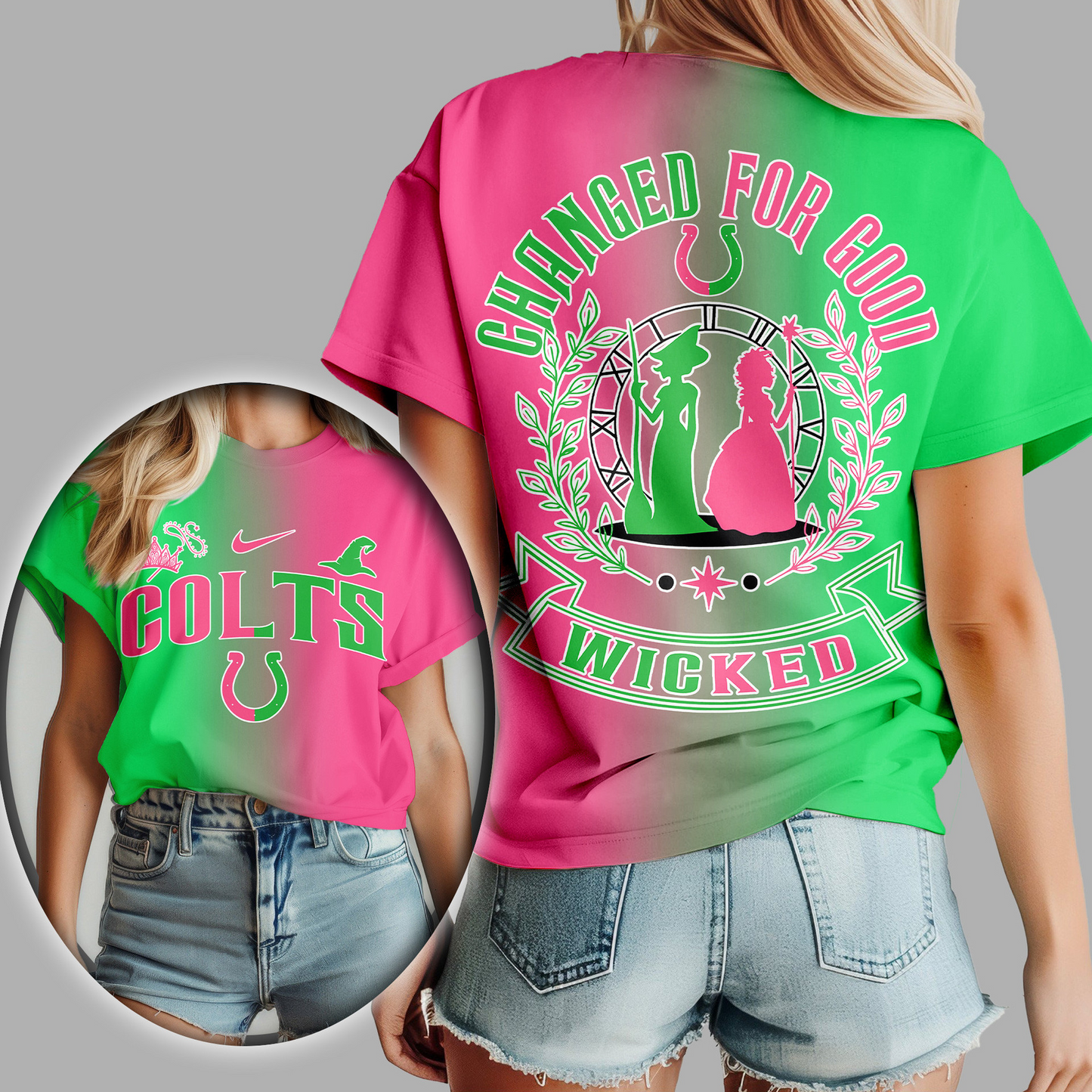 Premium NFL IND x WCKD Changed For Good Women Shirt V1 NMD TTV