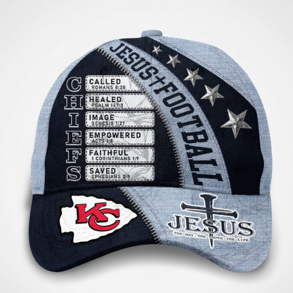 Premium NFL KC Jesus Football Classic Cap V1 NMD TTV