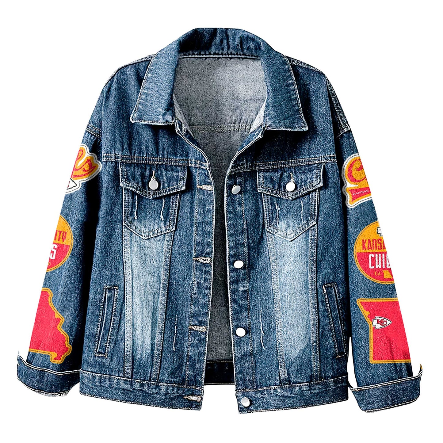 Premium NFL KC Denim Jacket V1 NMD NHM
