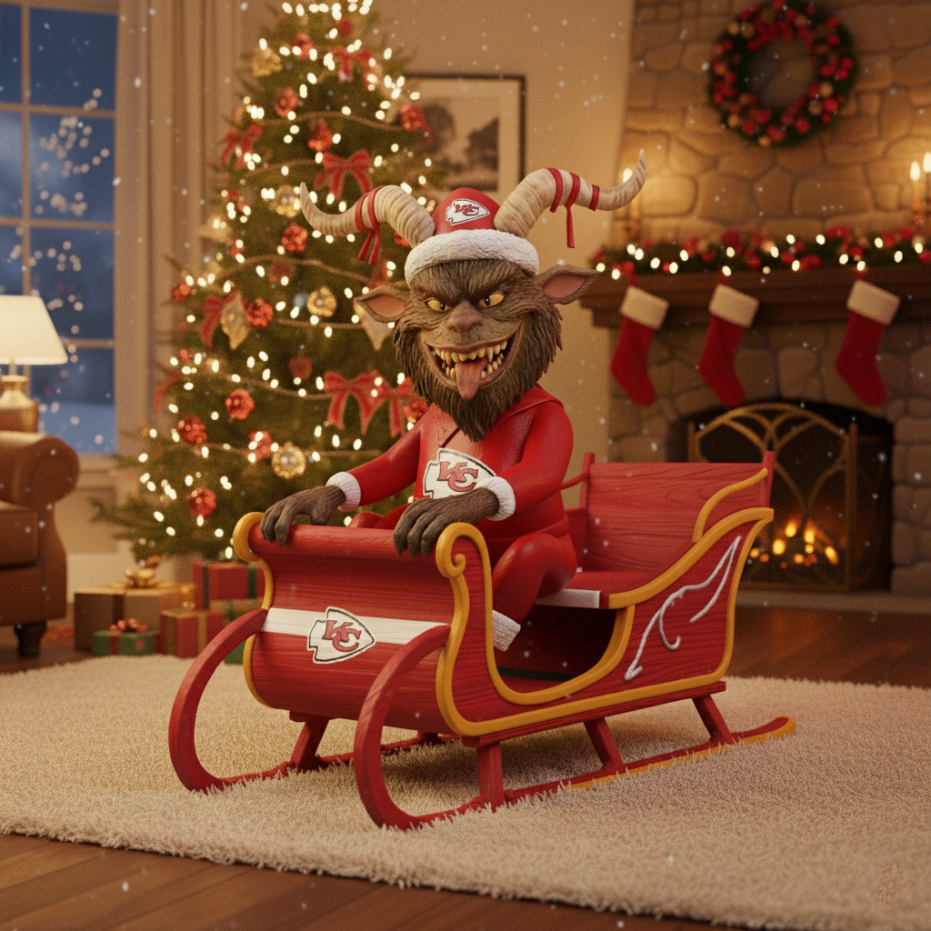 Premium NFL KC Krampus Arcylic Plaque V1 NMD TTV
