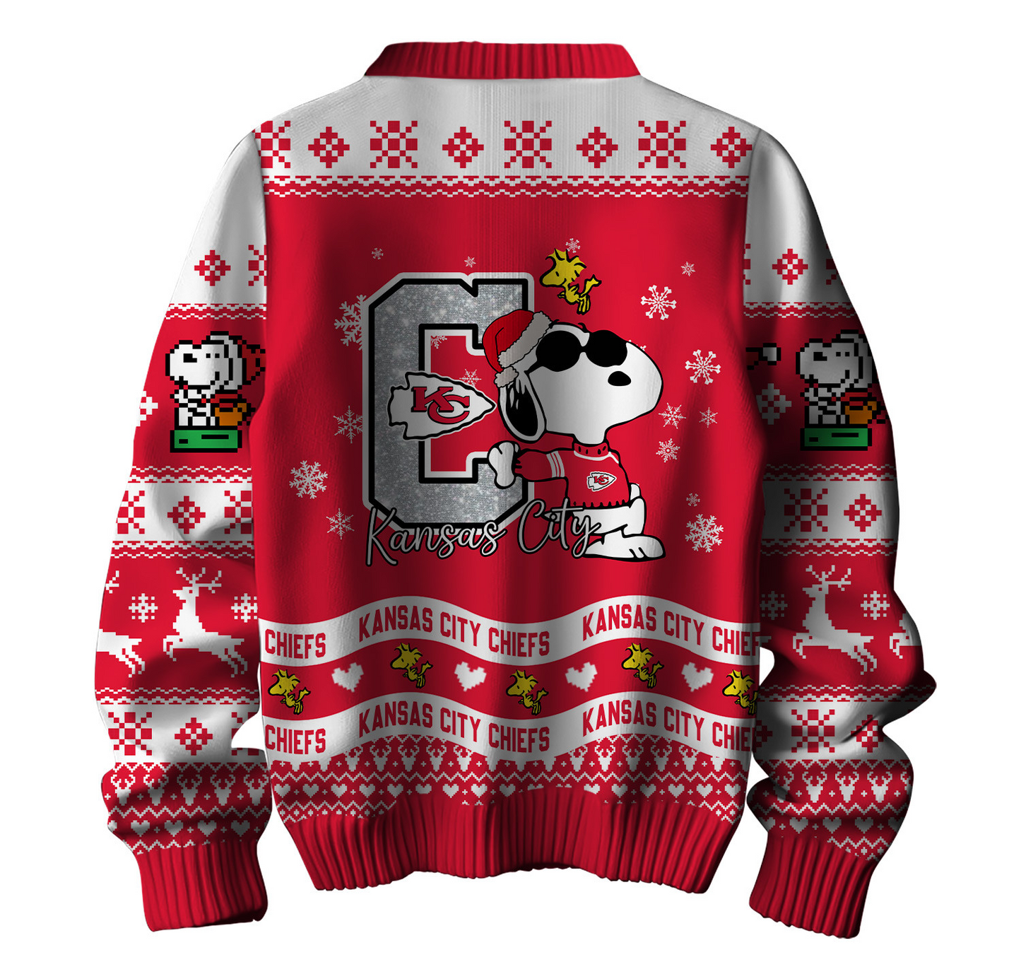 Premium NFL KC x SNP Ugly Sweater V1 NMD TTV