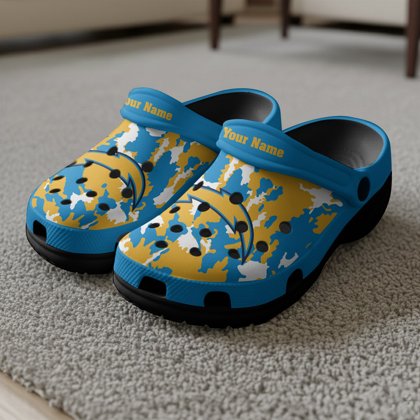 Premium NFL LAC Camo CLogs V1 NMD TTV