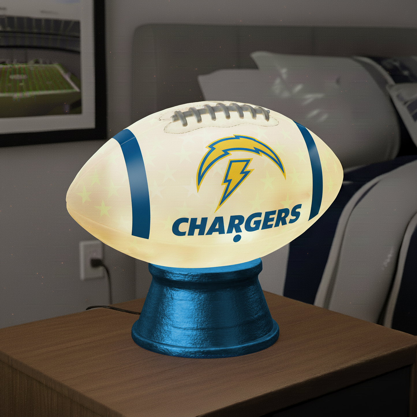 Premium NFL LAC LED Football Night Light V1 NMD TTV