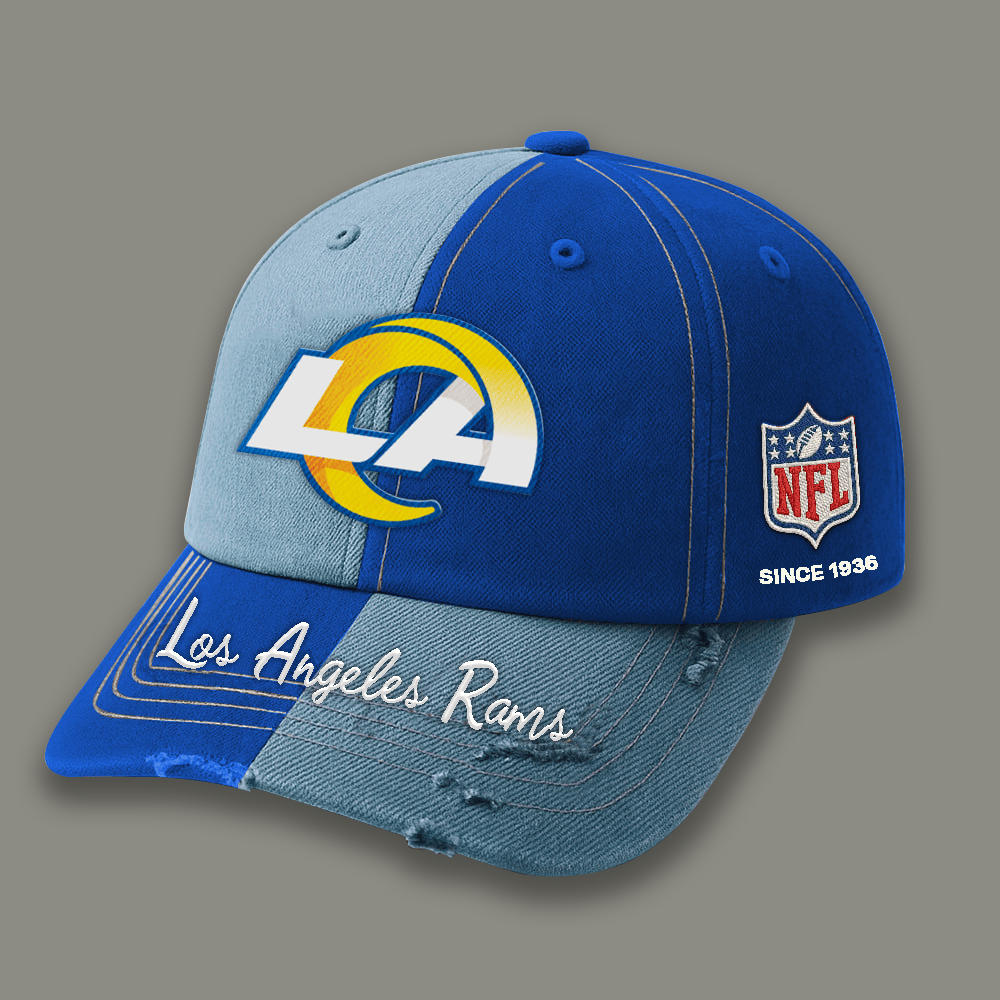 Premium NFL LAR Vintage Patchwork Cap V1 NMD TTV