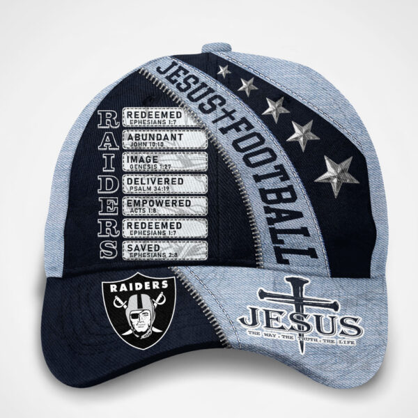 Premium NFL LV Jesus Football Classic Cap V1 NMD TTV