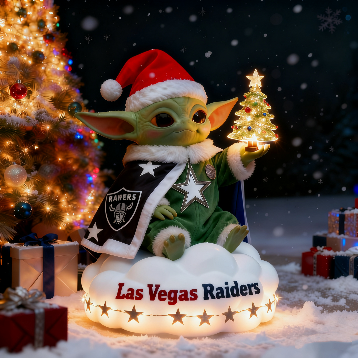 Premium NFL LV x Baby Yoda Holiday LED Figure V1 NMD 261125 TTV