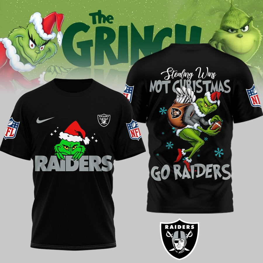Premium NFL LV x The Grinch Shirt V3 NMD TTV