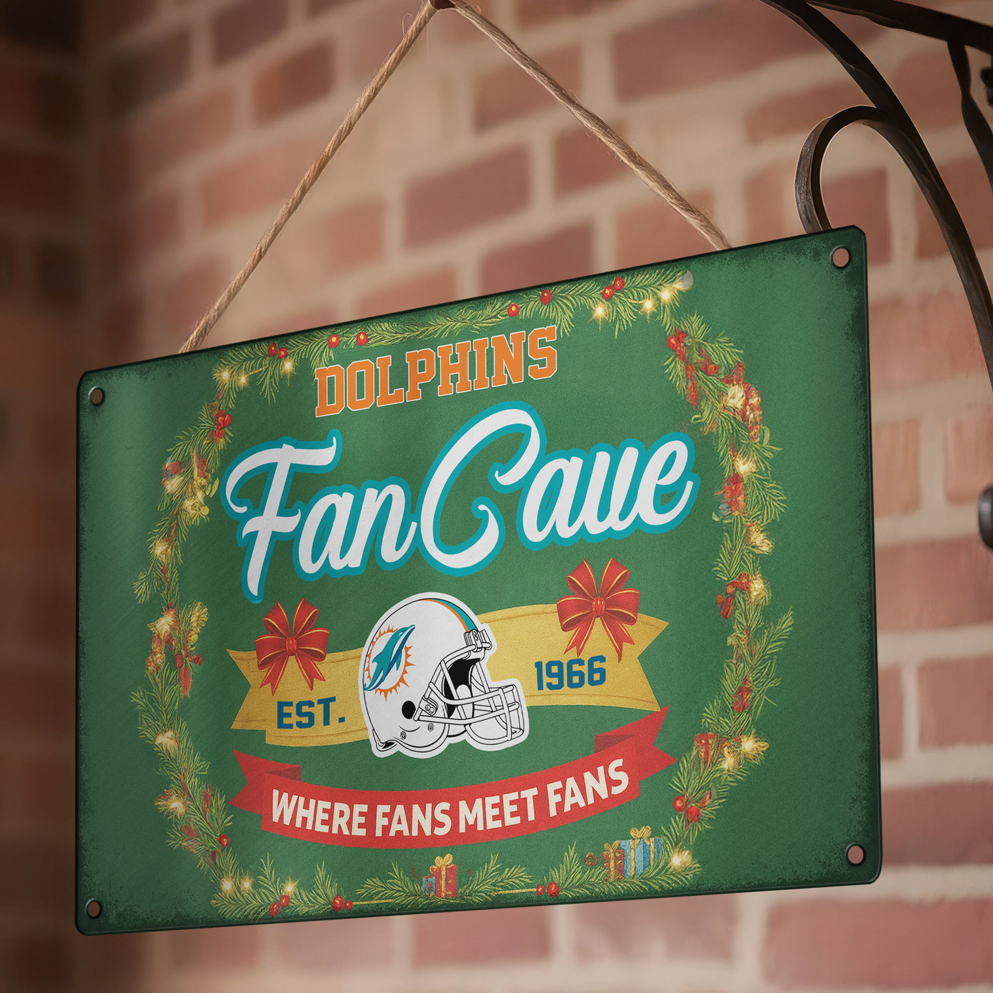 Premium NFL MIA Cave Metal Sign V2 NMD TTV