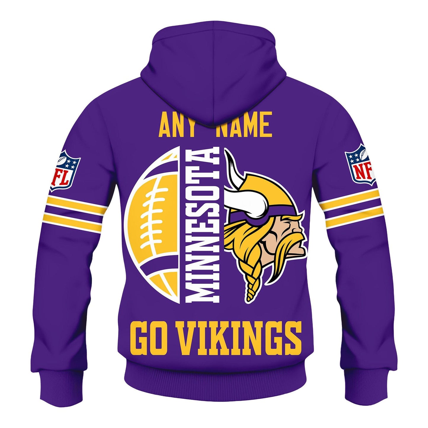Premium NFL MIN Signature Fan Gear Hoodie V1 NMD NHM