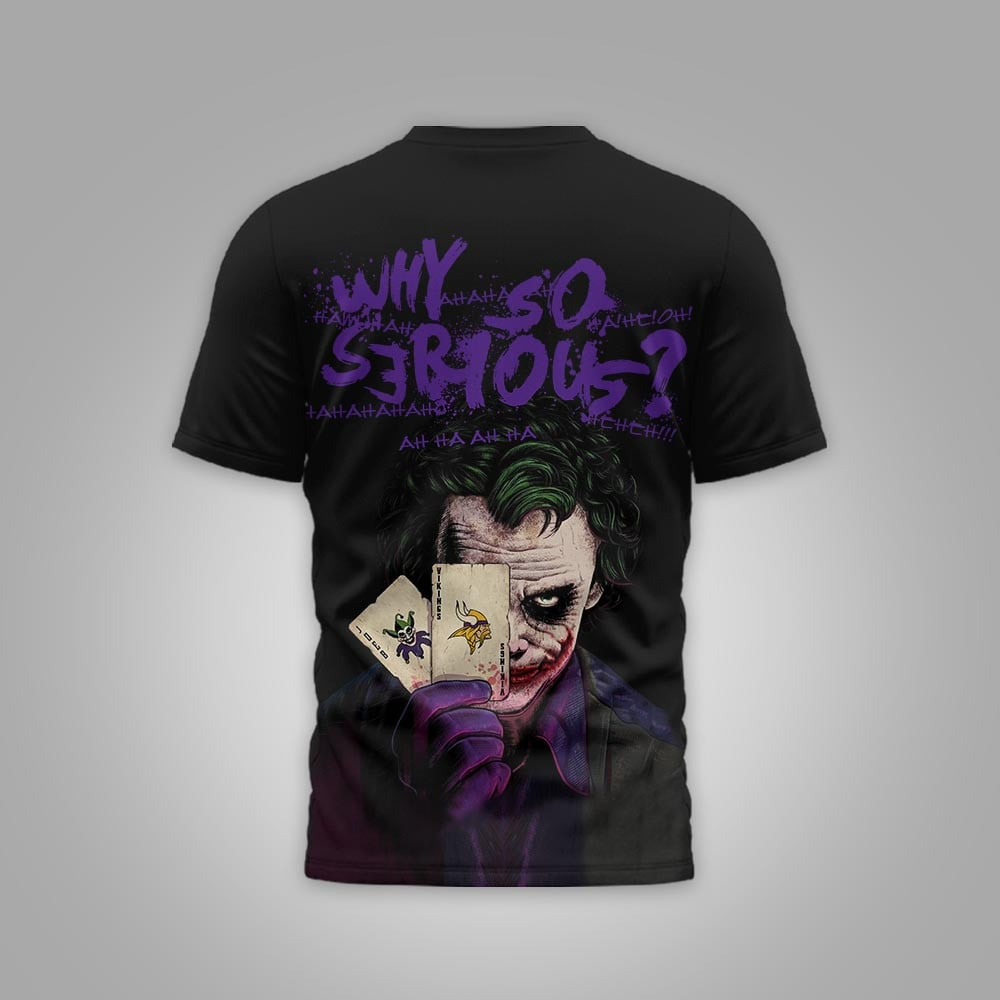 Premium NFL MIN x JOK Why So Serious T-shirt V1 NMD TTV