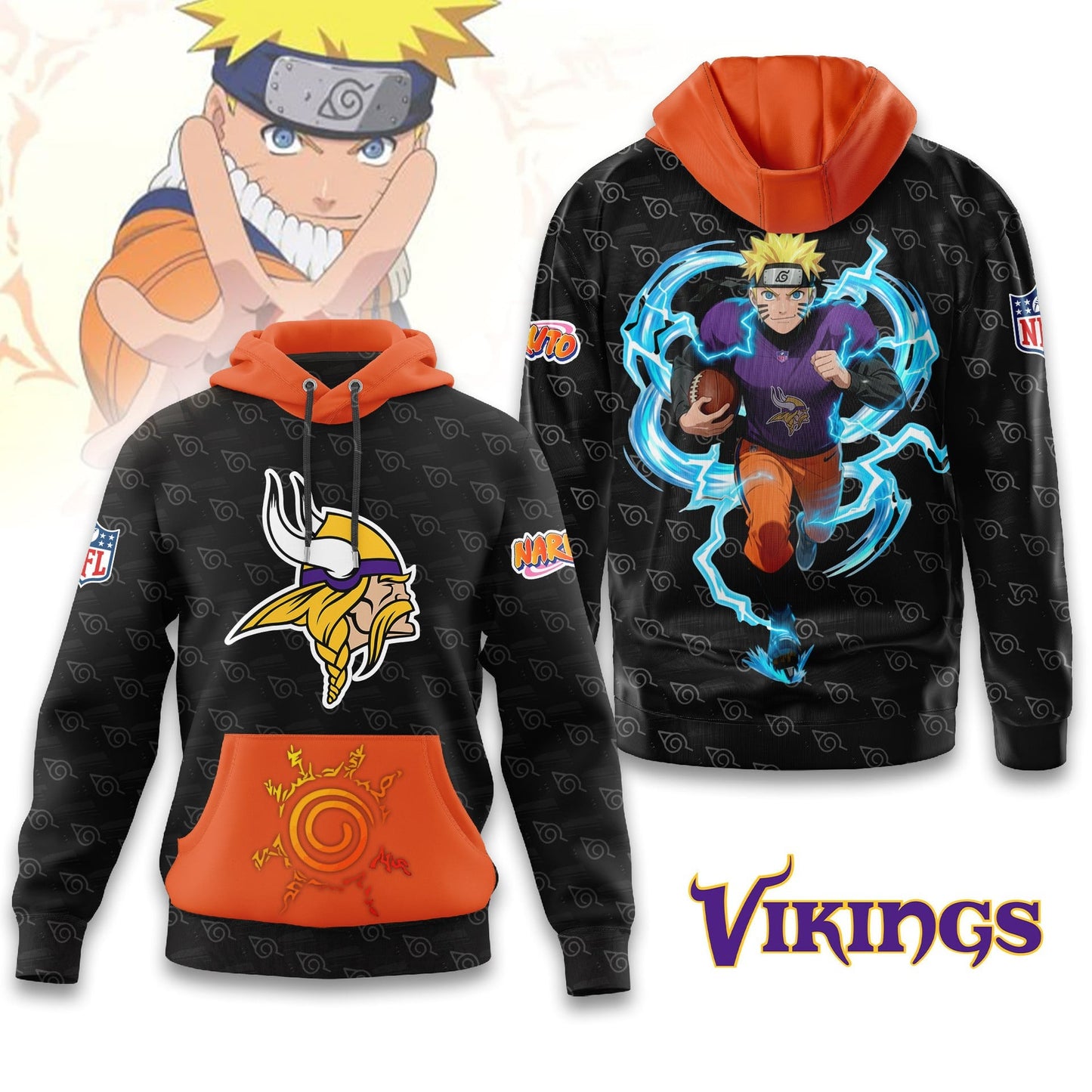 Premium NFL MIN x NAR Hoodie V1 NMD NHM
