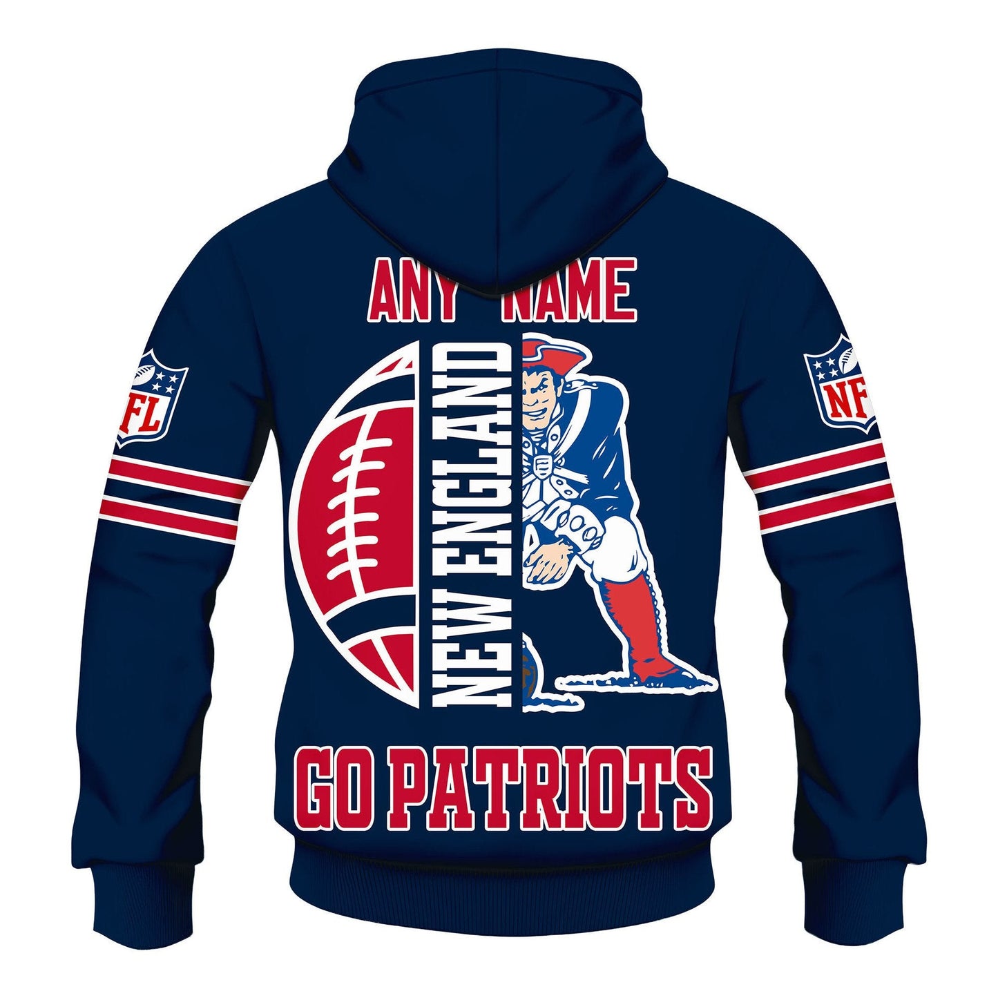 Premium NFL NE Signature Fan Gear Hoodie V1 NMD NHM