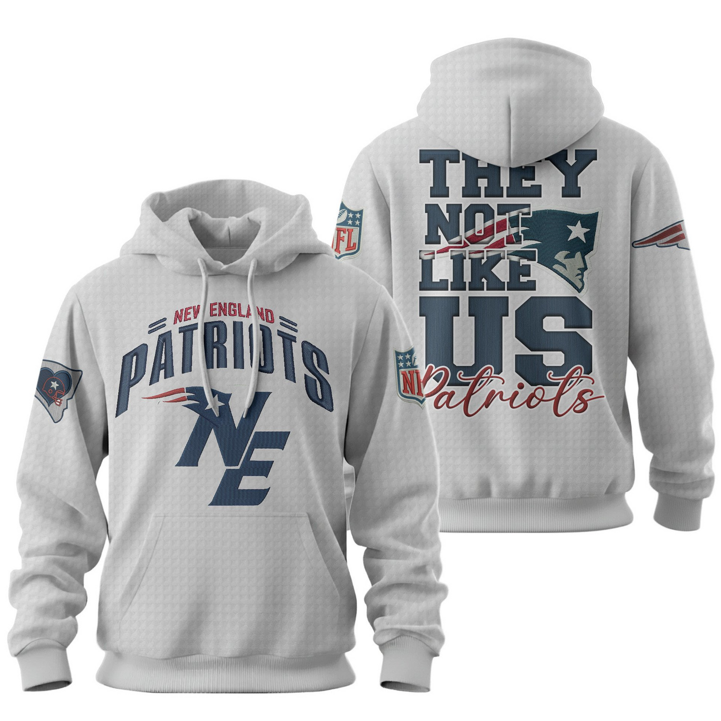 Premium NFL NE They Not Like Us Hoodie V1 NMD25 TTV
