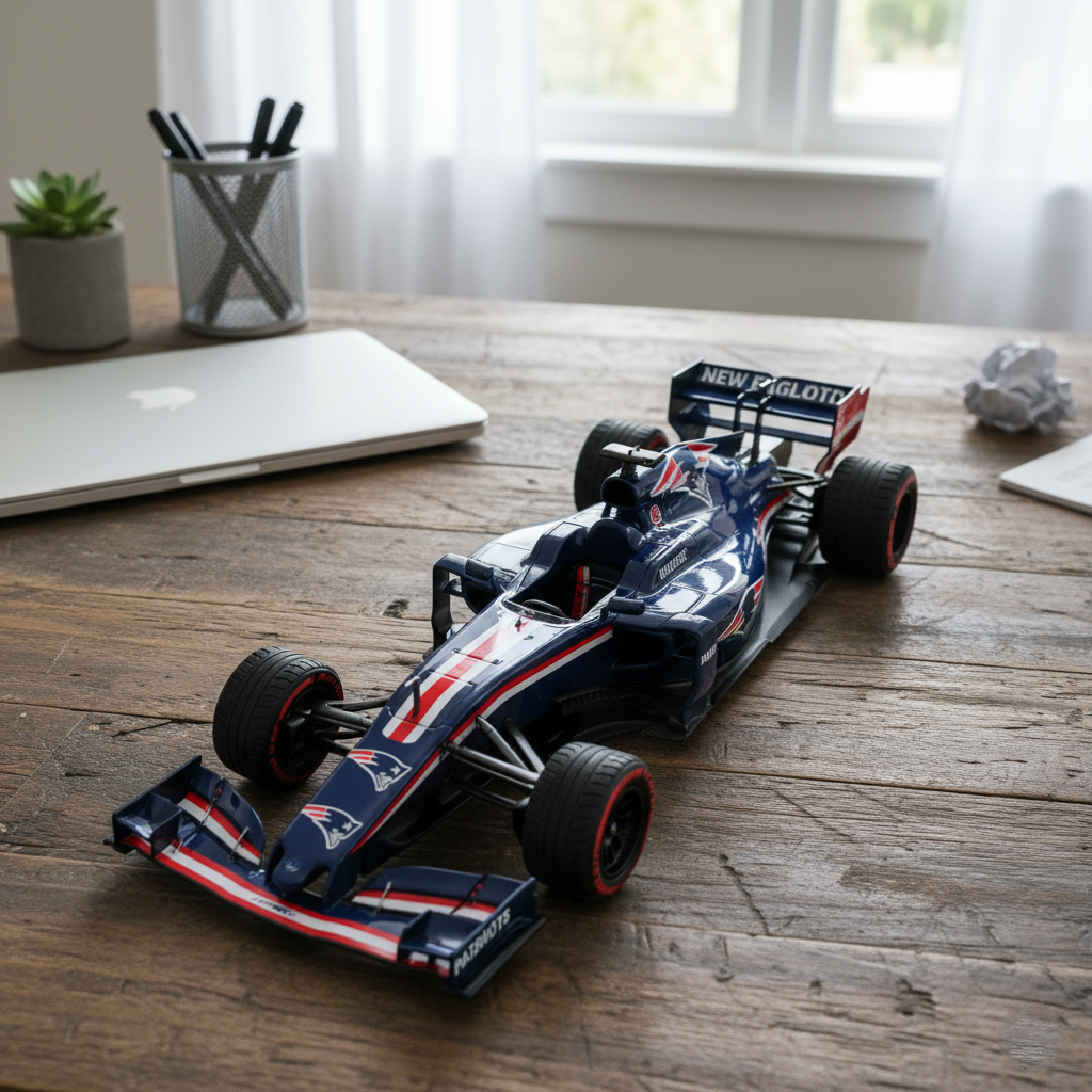 Premium NFL NE x F1 Racing Car Collectible Model V1 NMD TTV