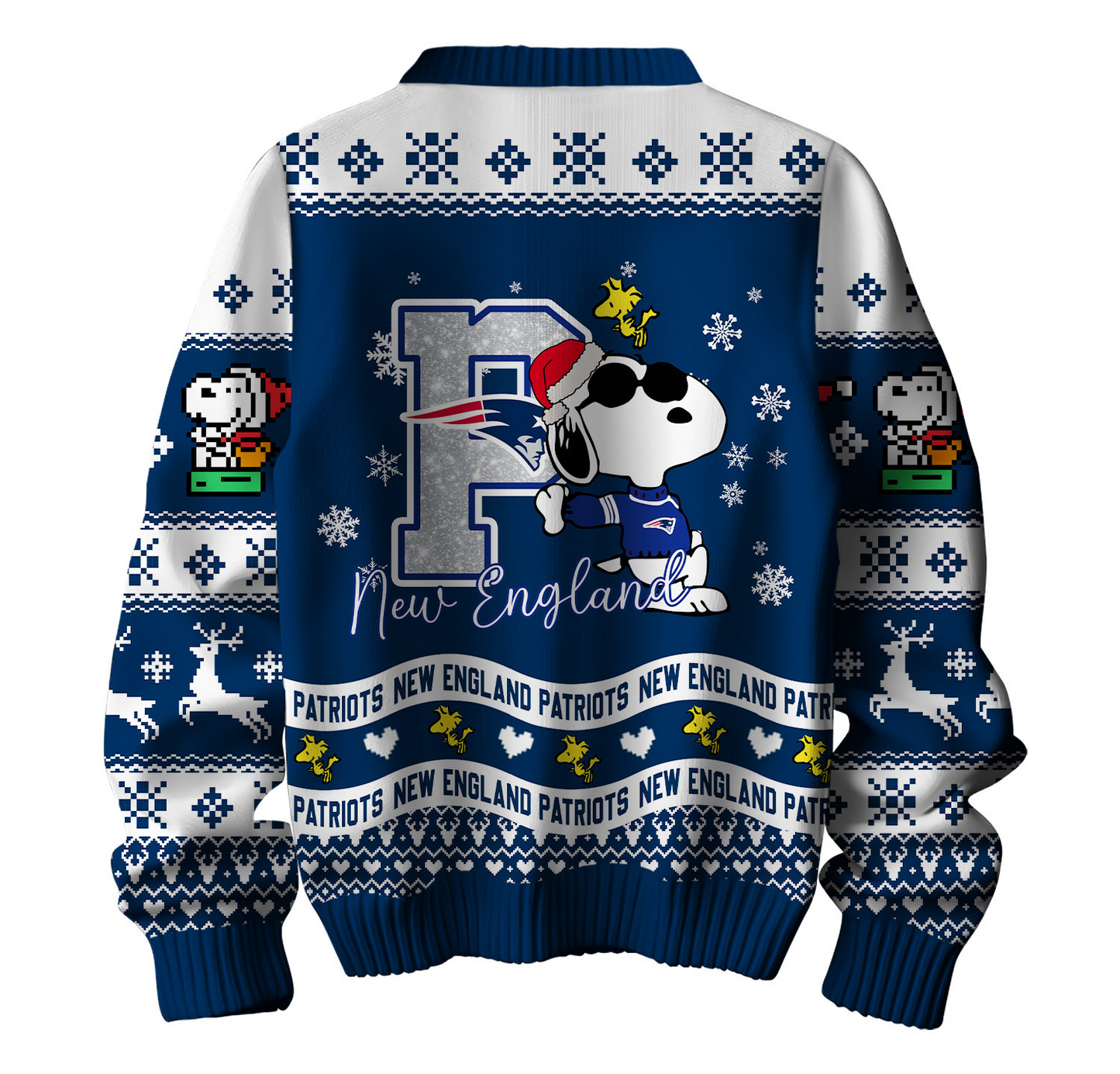 Premium NFL NE x SNP Ugly Sweater V1 NMD TTV