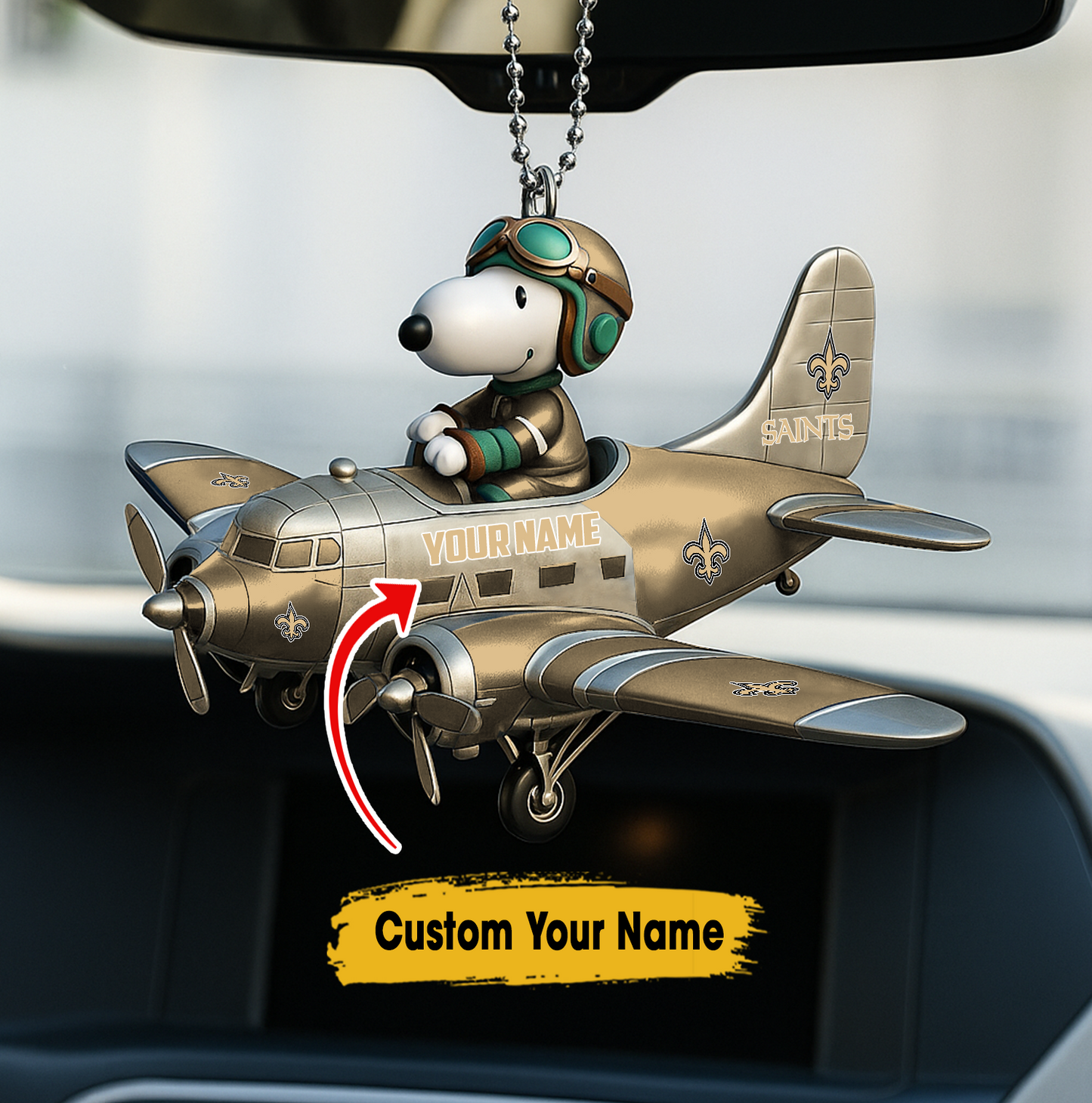 Premium NFL NOS x SNP Your Name Car Ornament V2 NMD TTV