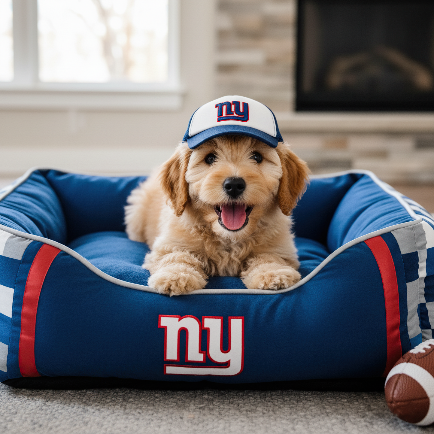 Premium NFL NYG Pets Bed V1 NMD TTV