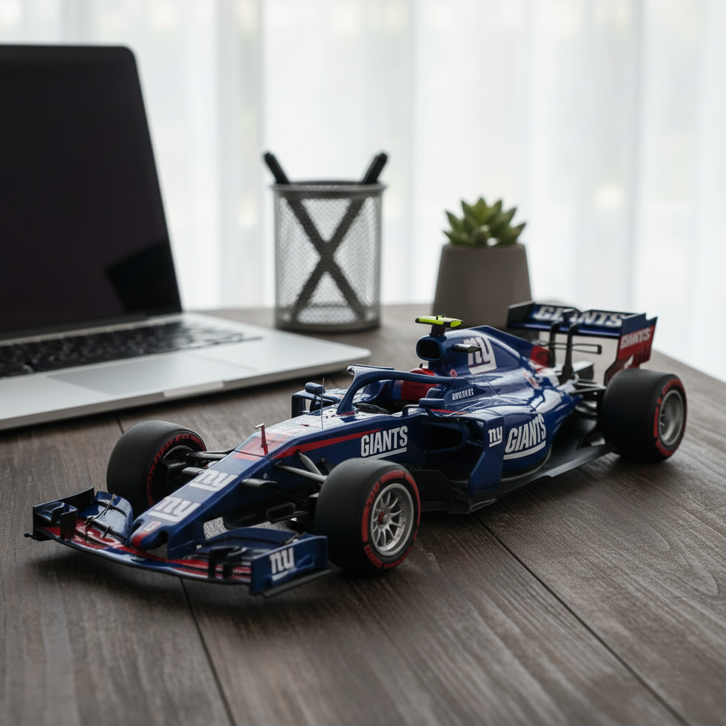 Premium NFL NYG x F1 Racing Car Collectible Model V1 NMD TTV