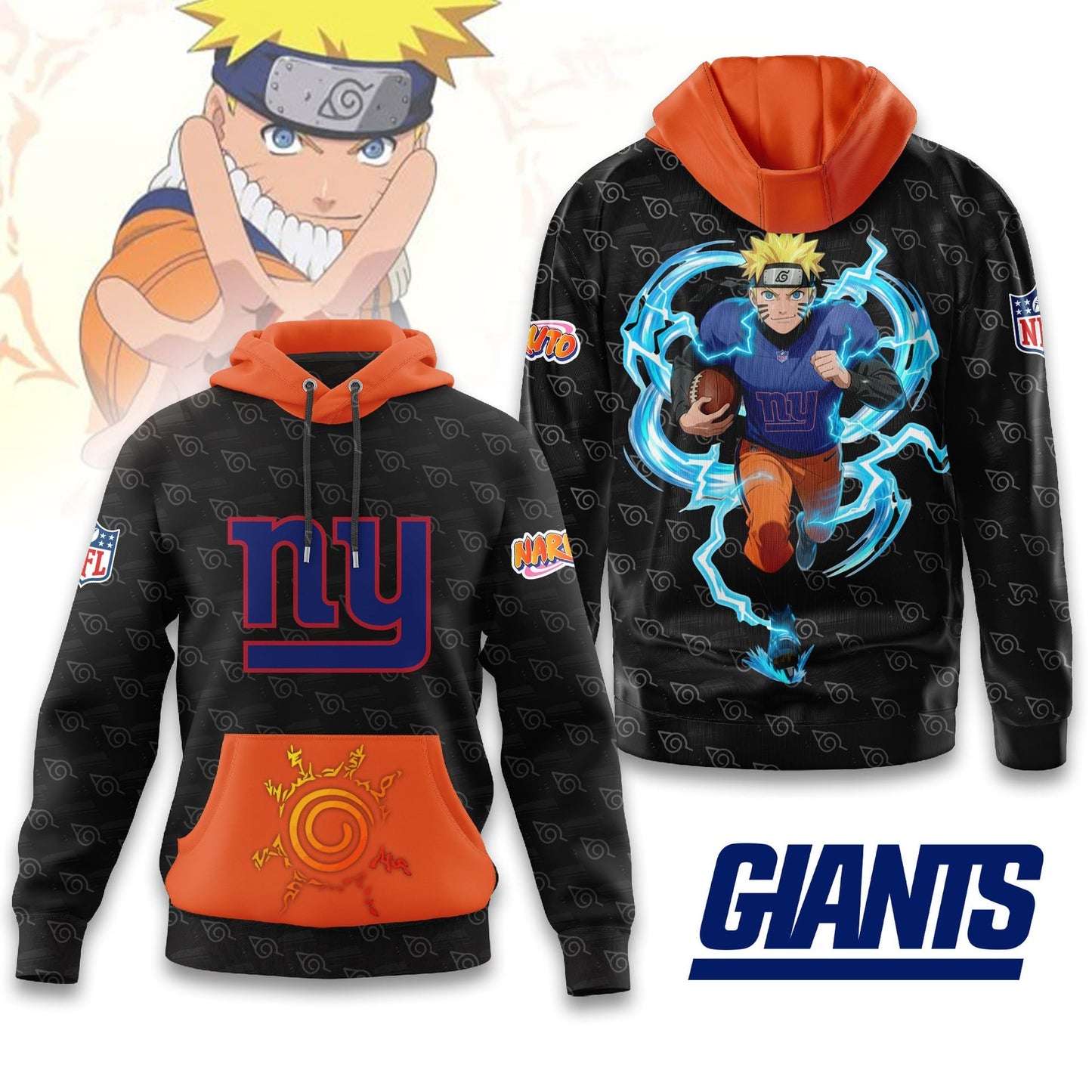 Premium NFL NYG x NAR Hoodie V1 NMD NHM