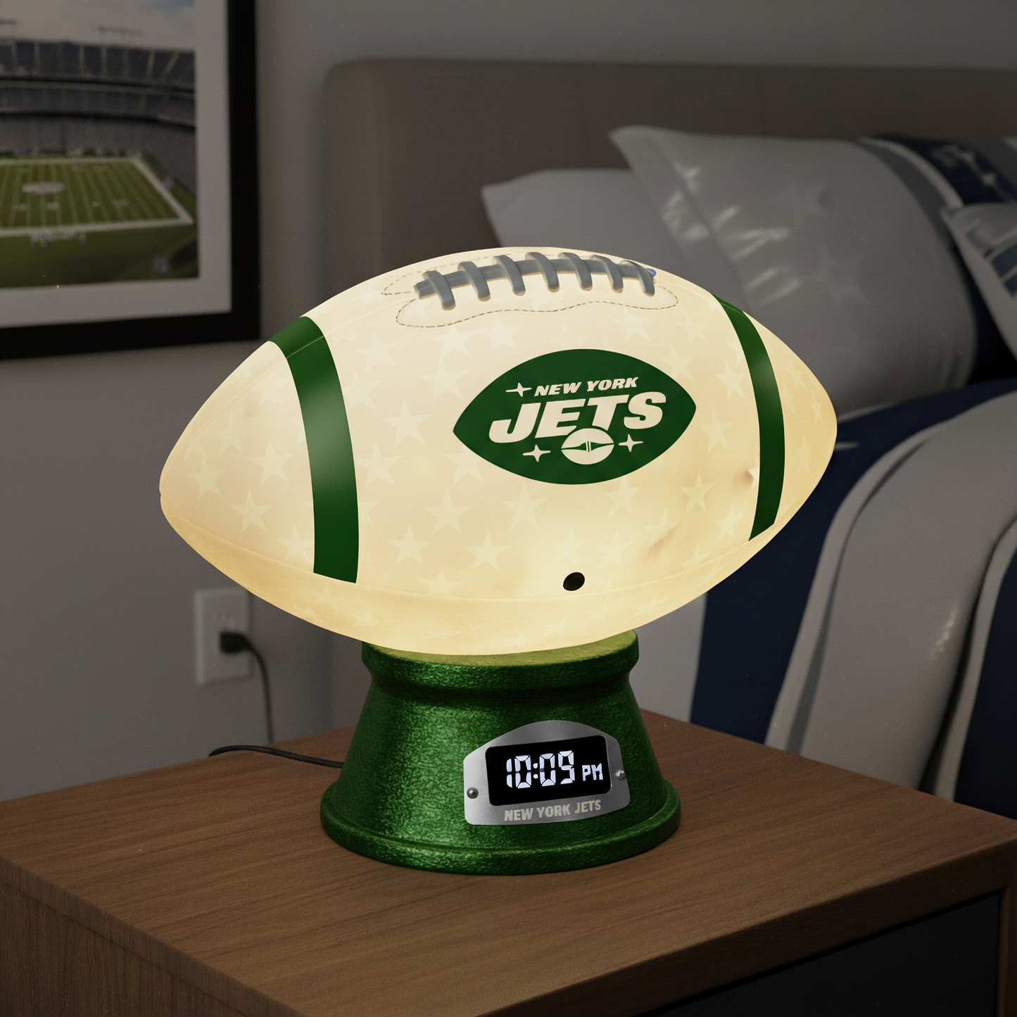 Premium NFL NYJ LED Football Night Light V1 NMD TTV