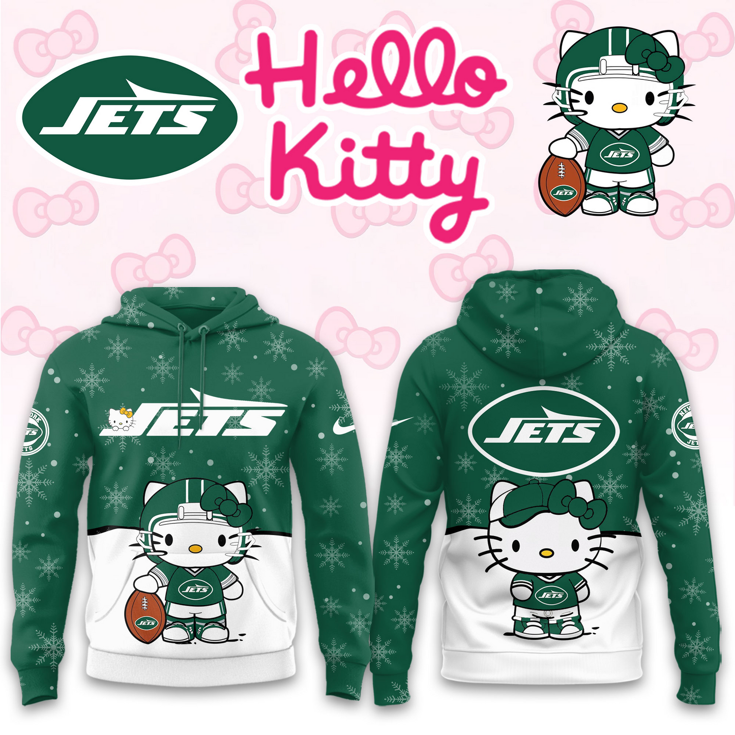 Premium NFL NYJ x HK Hoodie V1 NMD TTV