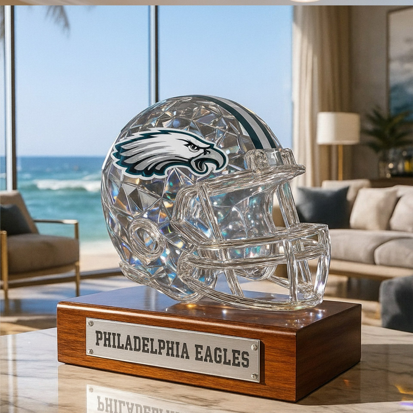 Premium NFL PE Crystal Style Desktop Ornament V1 NMD TTV
