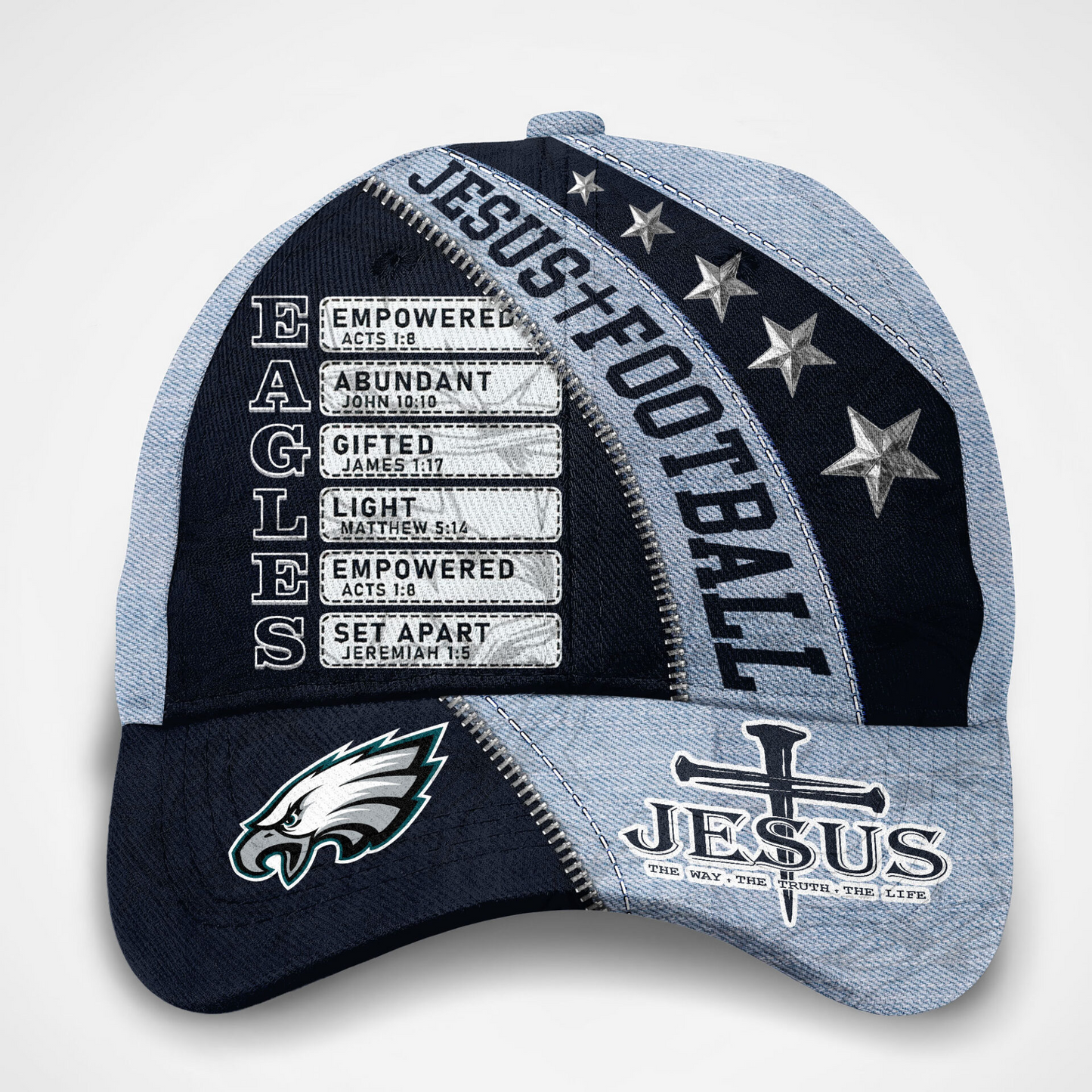Premium NFL PHI Jesus Football Classic Cap V1 NMD TTV