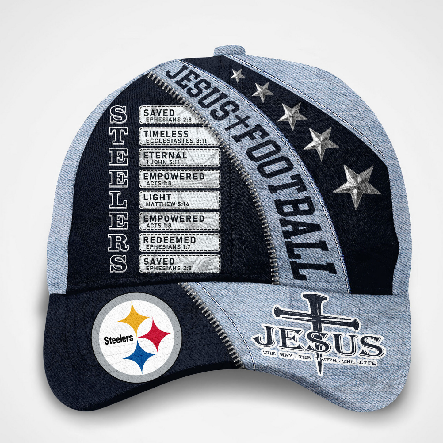 Premium NFL PIT Jesus Football Classic Cap V1 NMD TTV