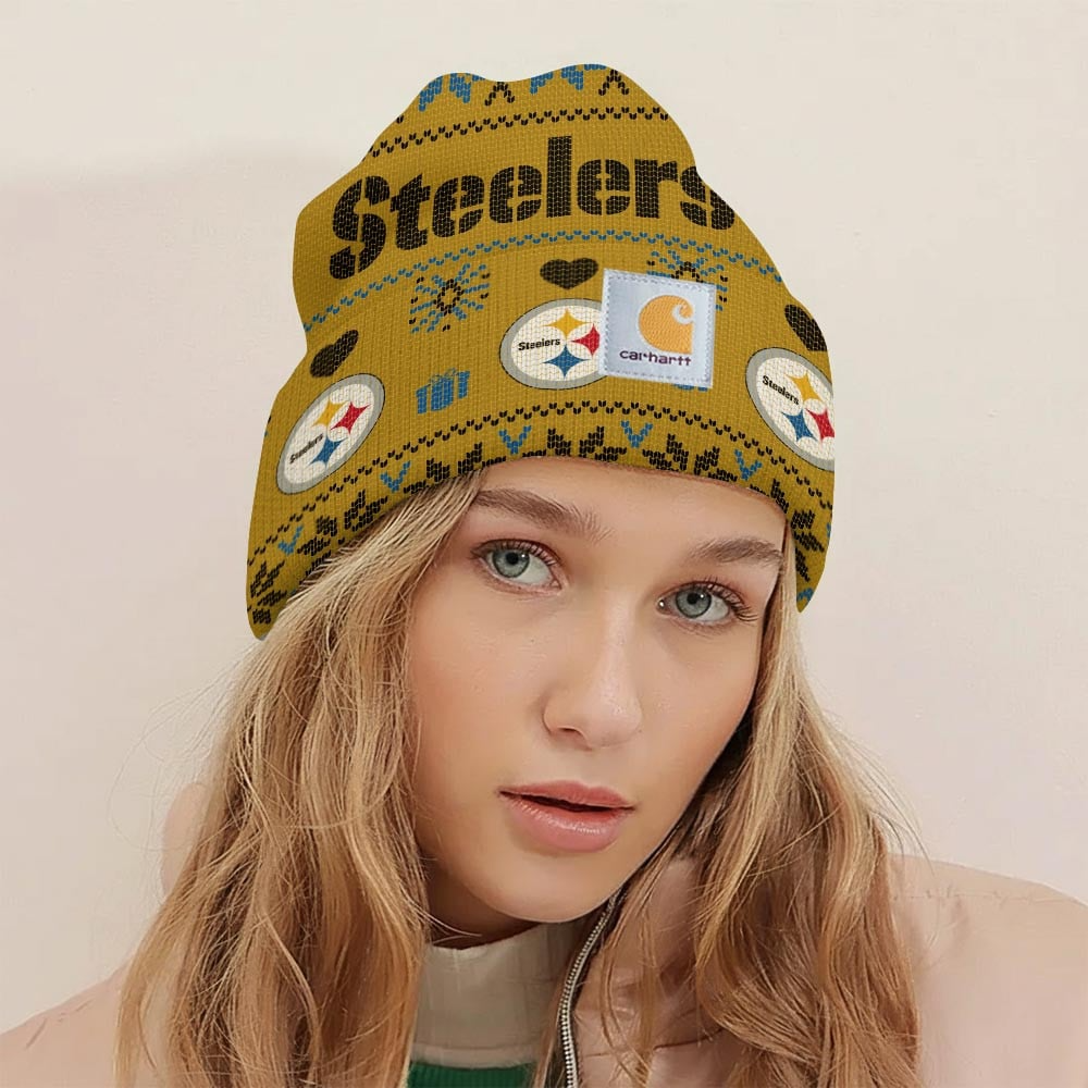 Premium NFL PIT x CH Chrismas Workwear Beanie V1 NMD TTV