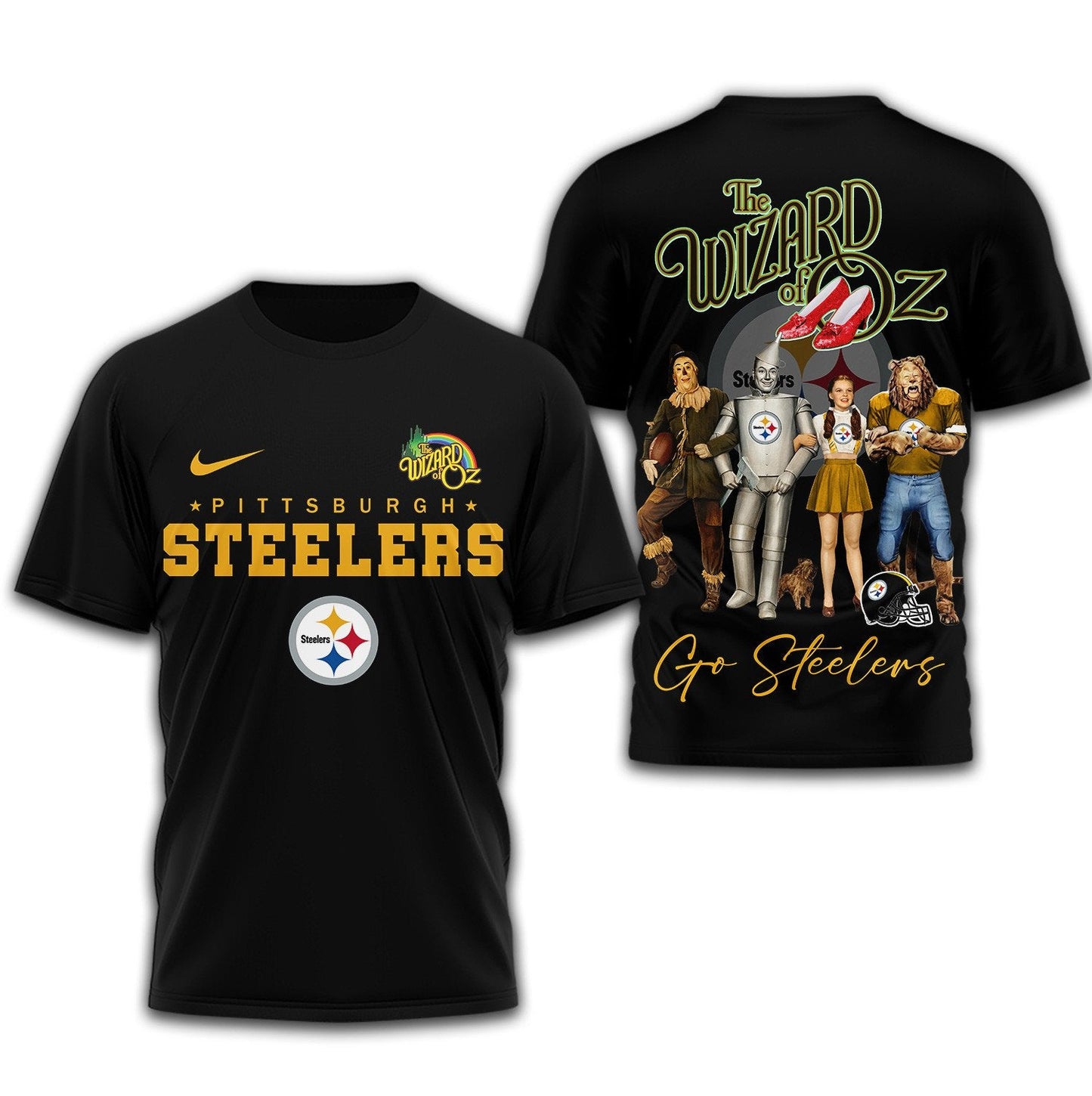 Premium NFL PIT x The Wizard Of Oz T-shirt V1 NMD NHM
