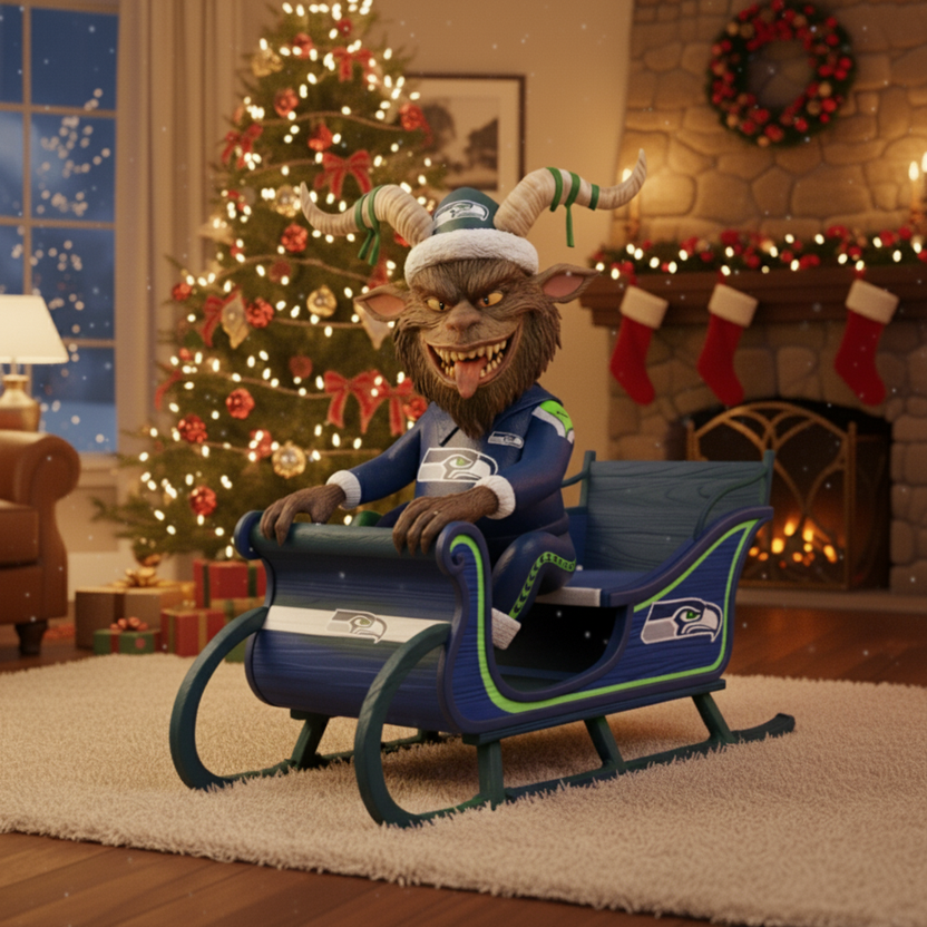 Premium NFL SEA Krampus Arcylic Plaque V1 NMD TTV