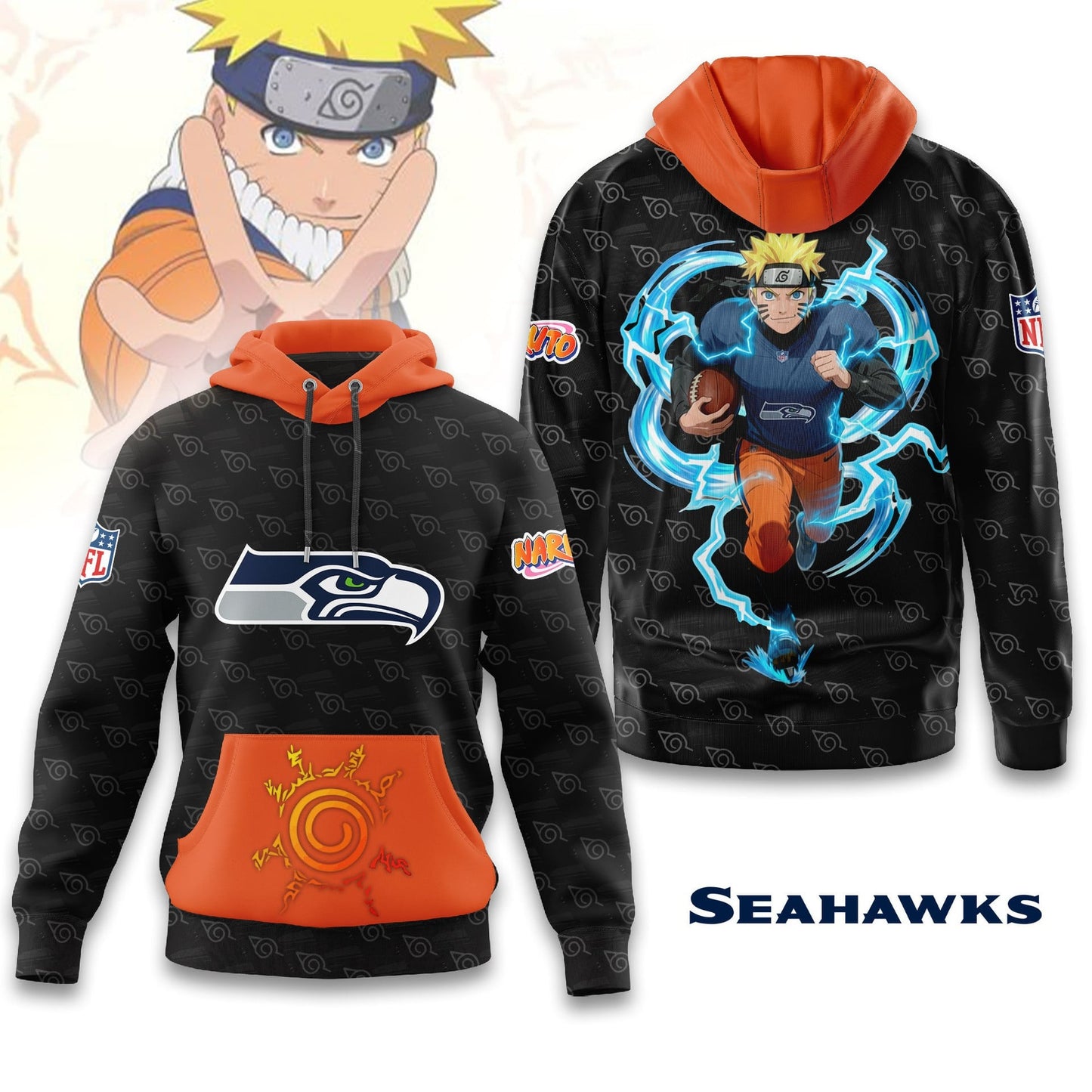Premium NFL SEA x NAR Hoodie V1 NMD NHM