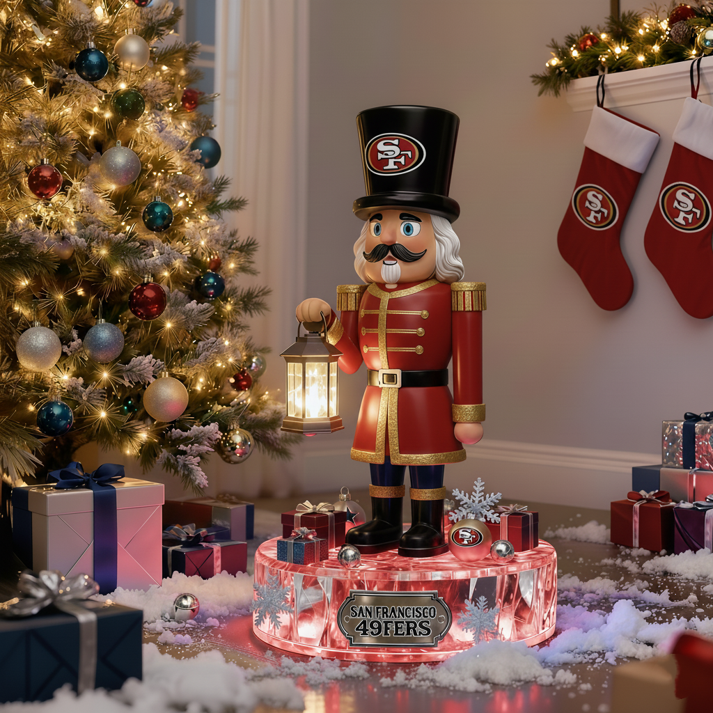 Premium NFL SF LED Nutcracker Holiday Decor V1 NMD 261125 TTV