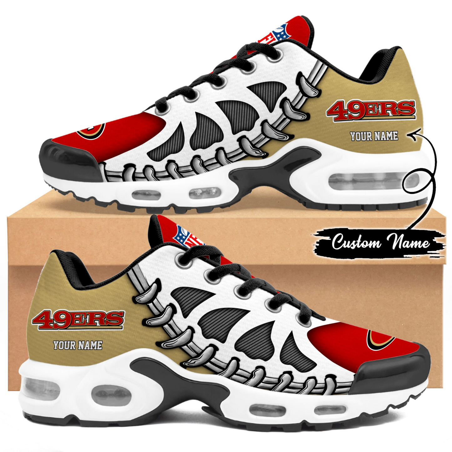Premium NFL SF Spine Rush Air Max Sneaker V4 NMD TTV