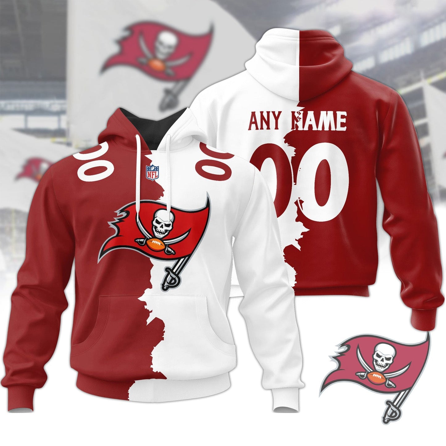 Premium NFL TB Home Mix Away Hoodie V1 NMD NHM