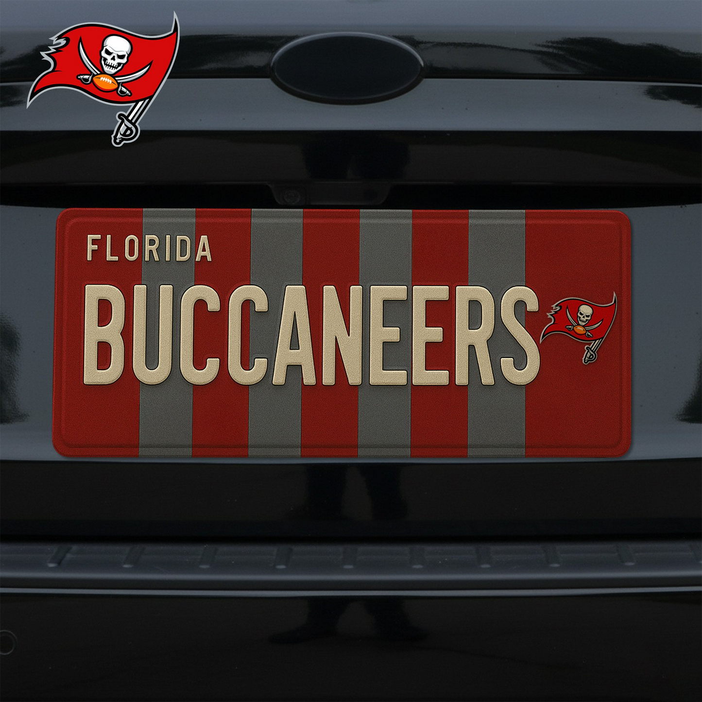Premium NFL TB License Plate Frame HI V1 NMD TTV