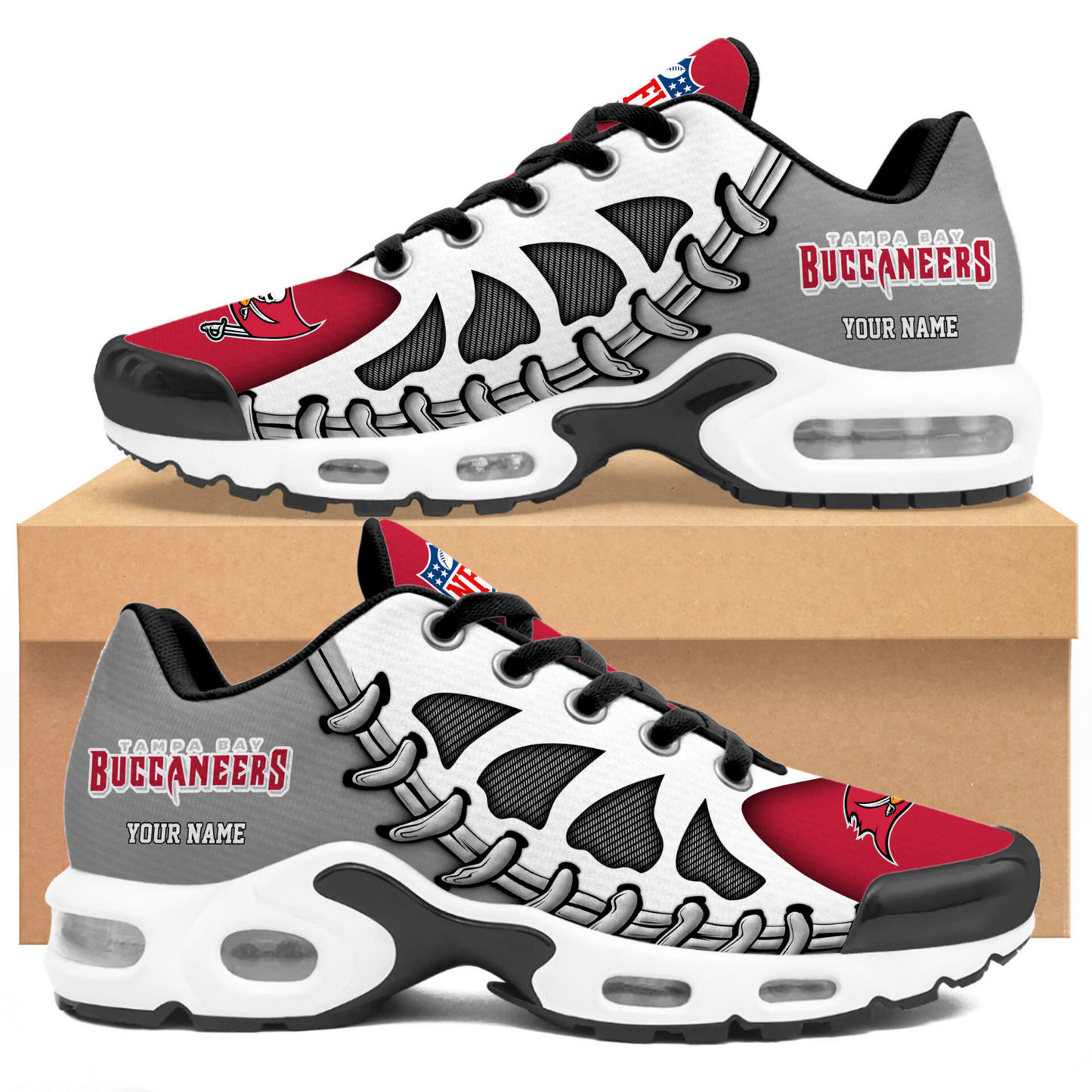 Premium NFL TB Spine Rush Air Max Sneaker V4 NMD TTV