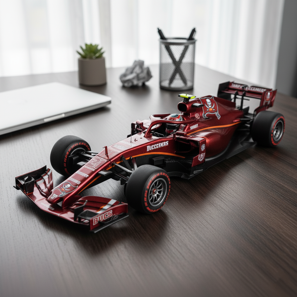 Premium NFL TB x F1 Racing Car Collectible Model V1 NMD TTV